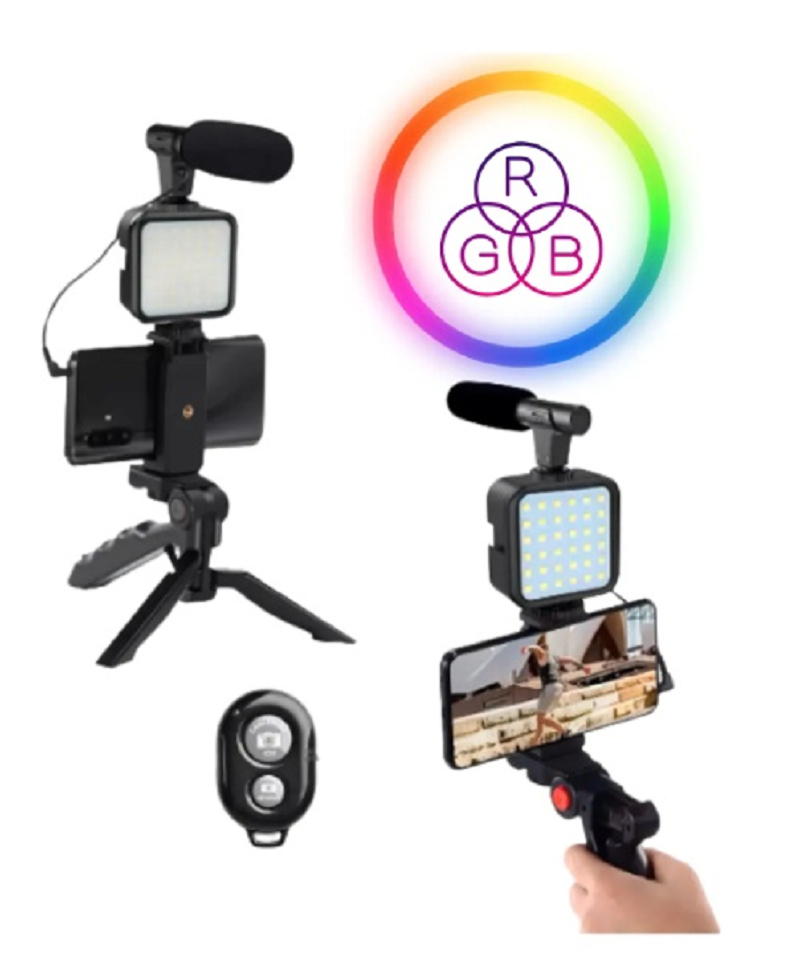 Estabilizador Para Celular Con Luz Rgb